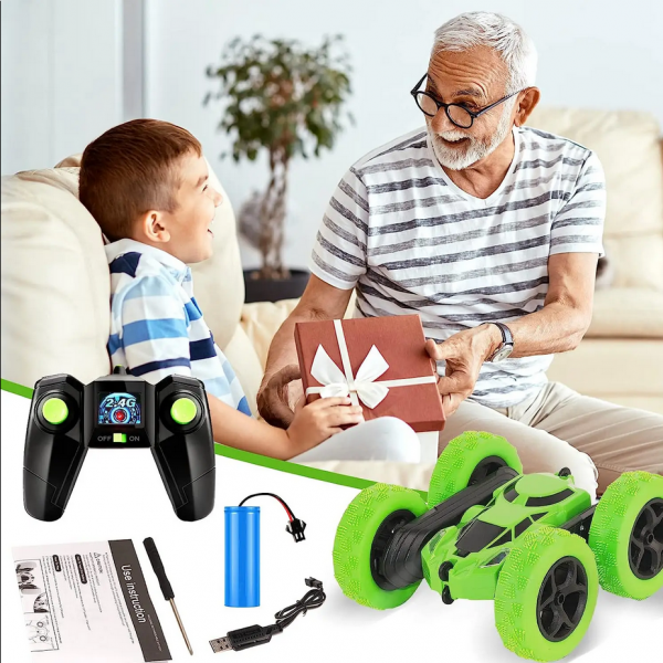 Children's stunt car with remote control, 2.4 GHz, 360 degrees