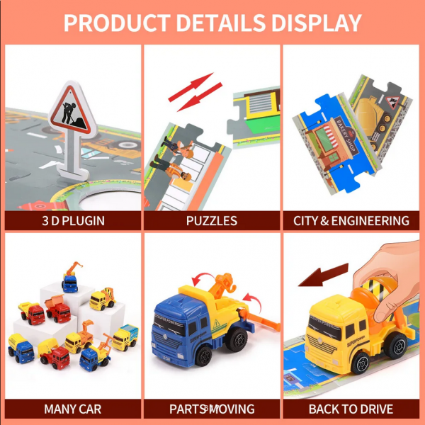 Children's puzzle toy "electric track"