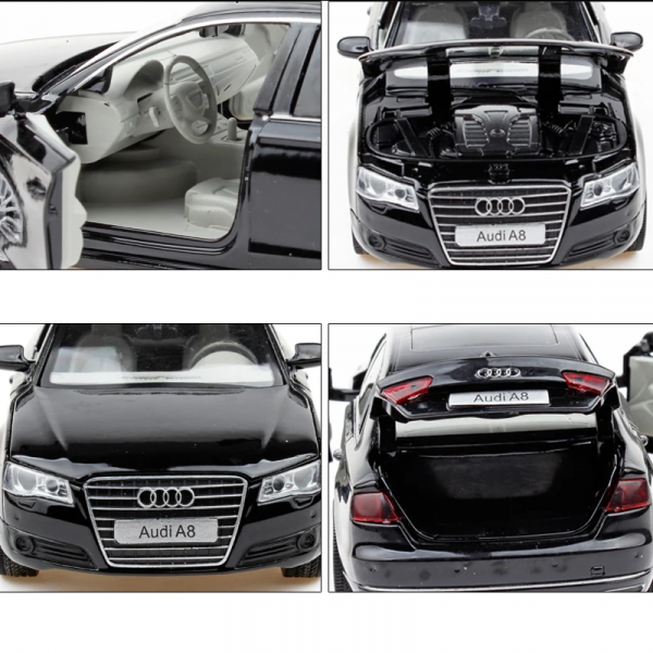 AUDI A8 toy car in 1:32 scale