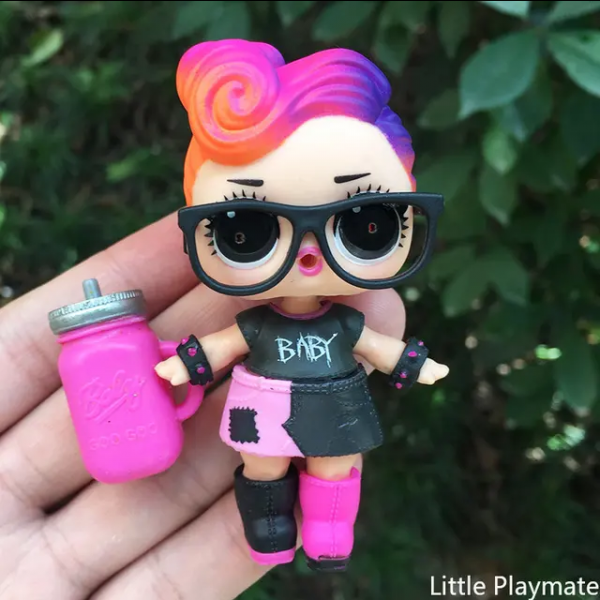 LOL doll with a small child